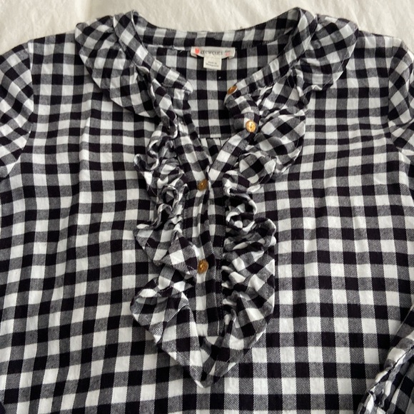 Crewcuts black and white flannel tunic dress - Picture 2 of 7